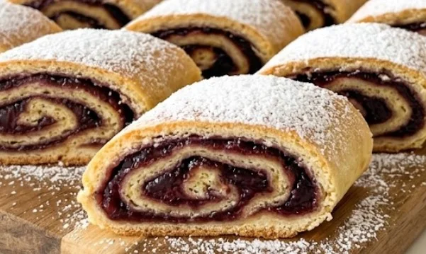 Moderna brza torta sa višnjama: Prefinjena višeslojna simfonija baršunastog krema i rubin-crvenog voća