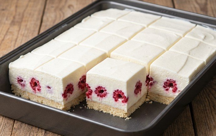 Brze Malina Kocke: Osvežavajuća voćna čarolija bez paljenja rerne