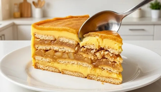 Osvežavajuća posna kremasta torta sa malinama i keksom bez pečenja kora