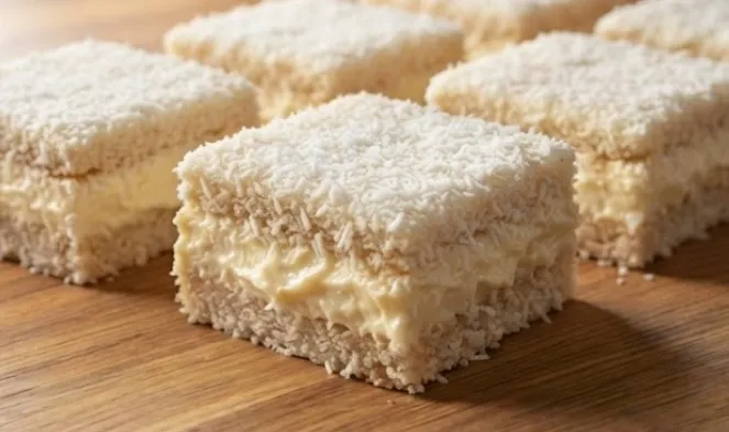 Kokos-puter kocke: Umetnost bele elegancije