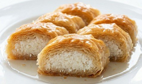 Kokos Rol Baklava: Beli oblak u hrskavom testu