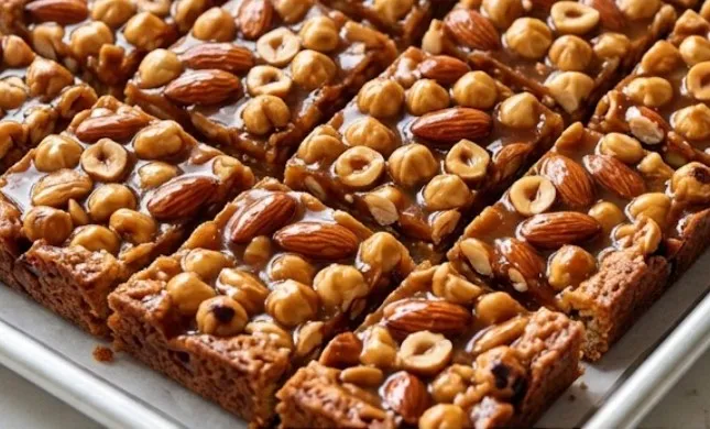 Hrskave karamel kocke sa orasima: Harmonija hrskavosti i slatkoće