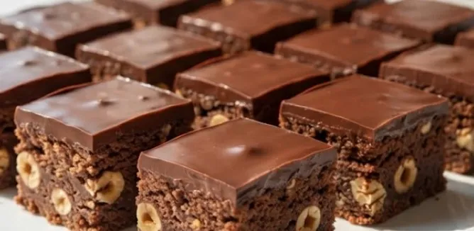 Posne čoko-lešnik kocke: Umetnost tekstura i ukusa