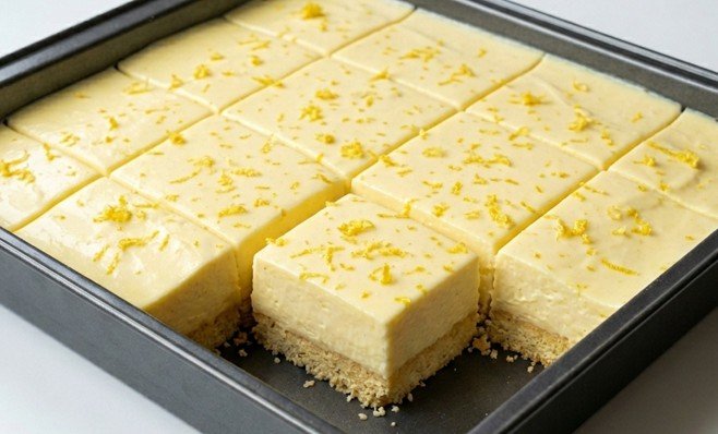 Brze Limun Kocke: Raskošni citrusni oblak bez paljenja rerne
