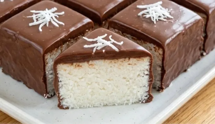 Brze domaće čoko-kokos kocke sa keksom bez pečenja kora