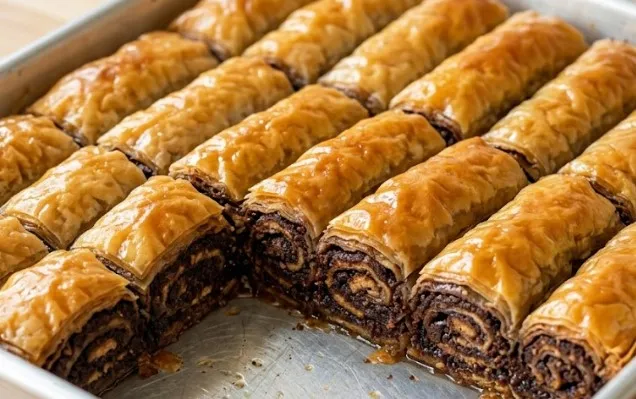 Svečana čokoladna baklava sa Plazmom u osvežavajućem slatkom sirupu