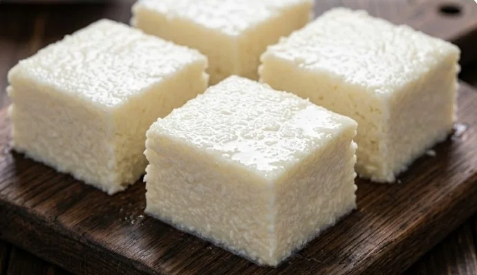 Kokos-mlečne kocke: Umetnost slatke harmonije
