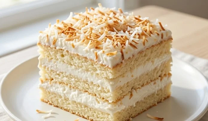 Kokos-krem puding kocke: Umetnost slatke elegancije