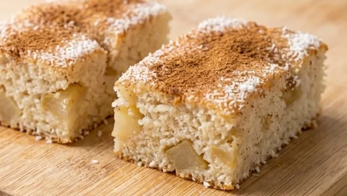 Kokos-kruška spajs kocke: Umetnost slatke harmonije