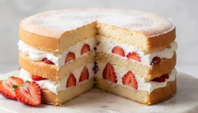 Kremasta torta od jagoda: Umetnost jednostavnog osveženja