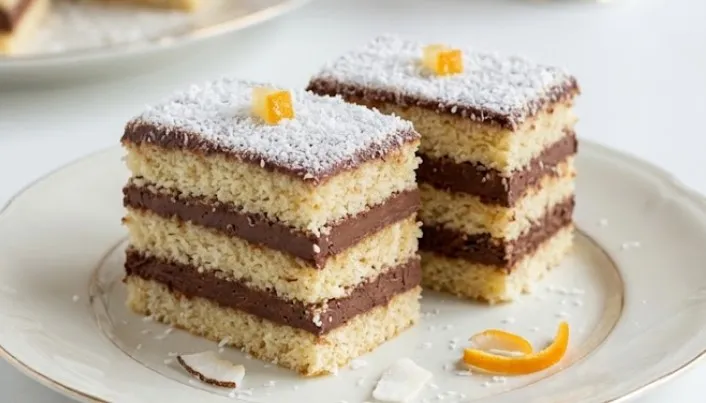Domaće kokos-narandža kocke: Umetnost slatke harmonije