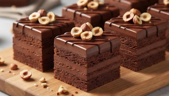 Lešnik-čoko kocke: Umetnost čokoladnog savršenstva