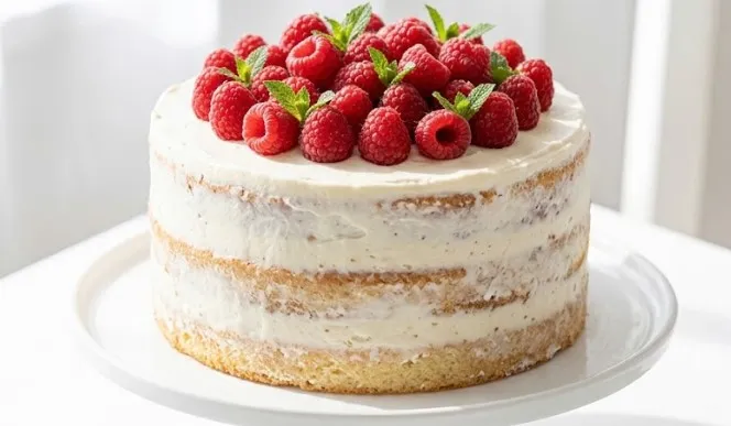Letnja torta sa malinama: Umetnost slatke harmonije