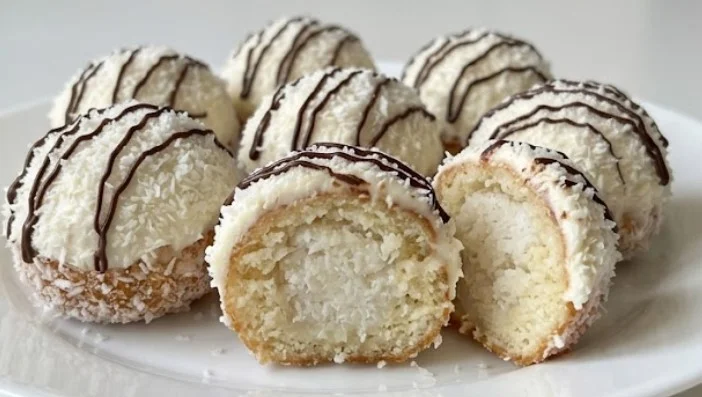 Kokos donat ball: Umetnost slatke harmonije