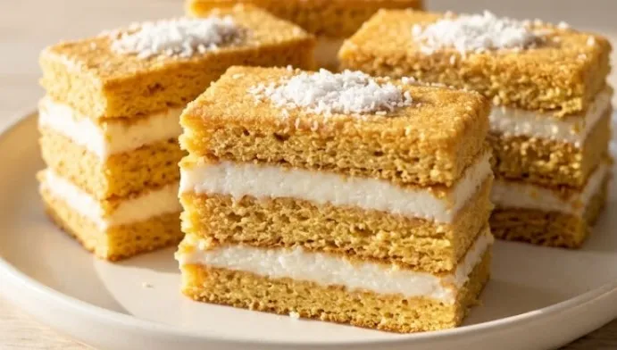 Kokos-medene kocke: Umetnost slatke harmonije