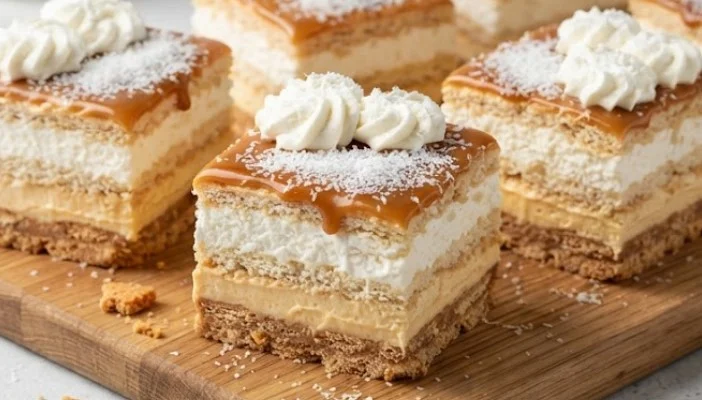 Plazma-kokos karamela torta: Umetnost slatke harmonije