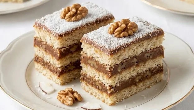 Domaće kokos-karamel orah kocke: Umetnost slatke harmonije