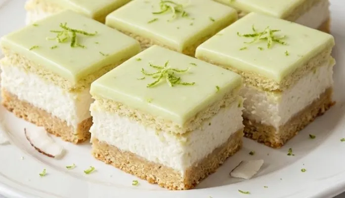 Kokos-limeta kocke: Umetnost slatke harmonije