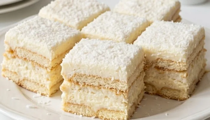 Kocke piškote kokos: Umetnost slatke harmonije
