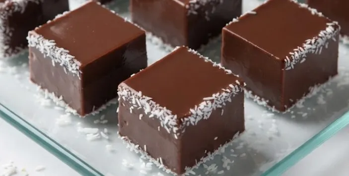 Domaće kokos-čoko kocke: Umetnost slatke harmonije