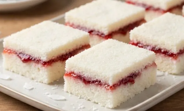 Kokos-griz kocke: Umetnost slatke jednostavnosti