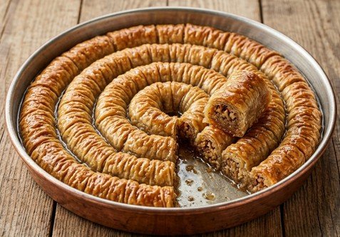 Domaća rolovana baklava: Zlatna i sočna poslastica sa orasima