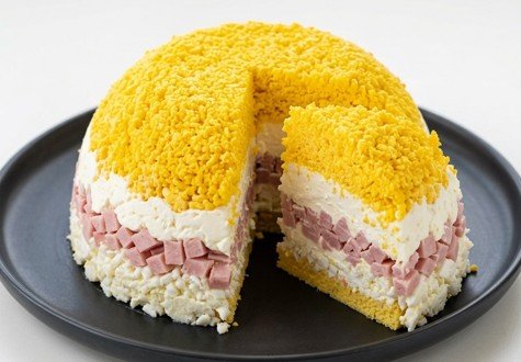 Mimoza Slana Torta: Pahuljasta kraljica hladnih predjela