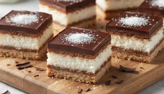 Kokos-čoko kocke: Umetnost slatke harmonije