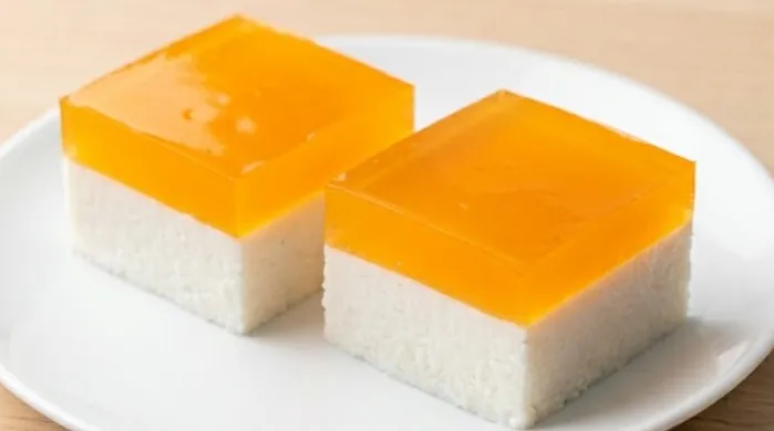 Kokos-pomorandža žele kocke: Umetnost slatke harmonije