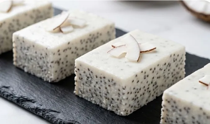 Kokos-čia kocke: Umetnost slatke harmonije