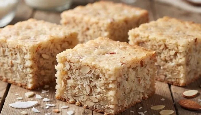 Domaće kokos-badem kocke: Umetnost slatke harmonije