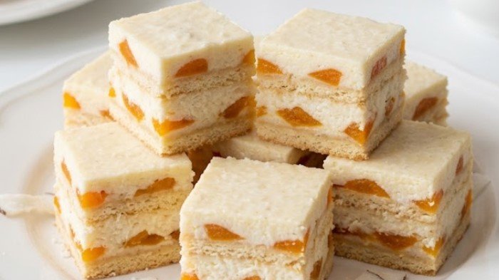Kocke kokos kajsija: Umetnost slatke harmonije