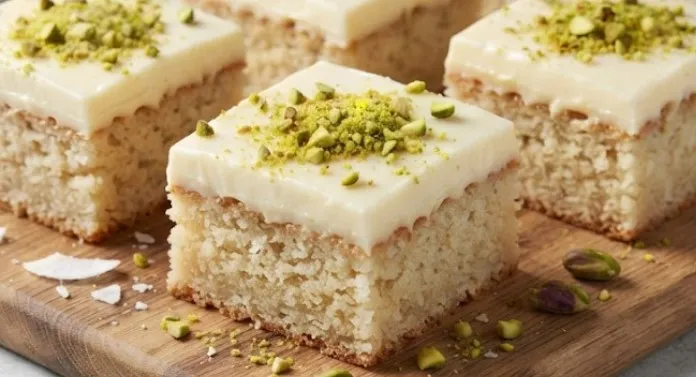 Domaće kokos-pistaći kocke: Umetnost slatke harmonije