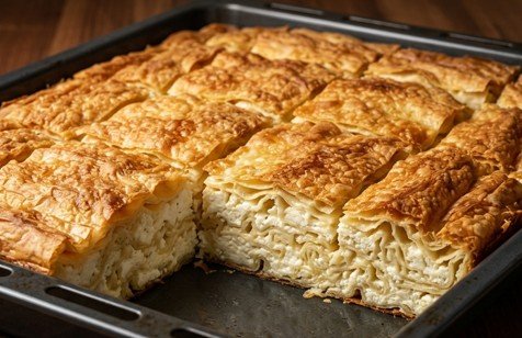Domaća Gibanica: Tradicionalni klasik sa savršenim presekom (aktivna priprema 15 minuta)