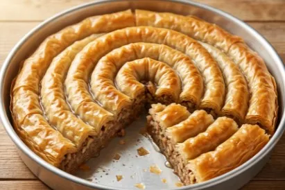 Domaća Spiralna Baklava: Umetnost slatke harmonije
