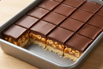 No-Bake Snikers Kocke: Umetnost slatke harmonije