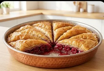 Sočna Baklava sa Višnjama: Umetnost slatke harmonije