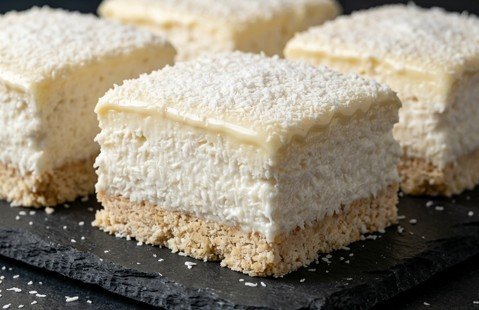 Ledene Kokos Kocke: Snežno bela fantazija bez pečenja gotova za 15 minuta