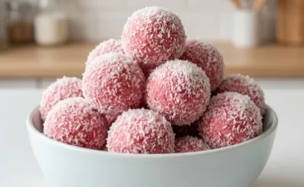 Roze Kokos Kuglice: Umetnost slatke harmonije