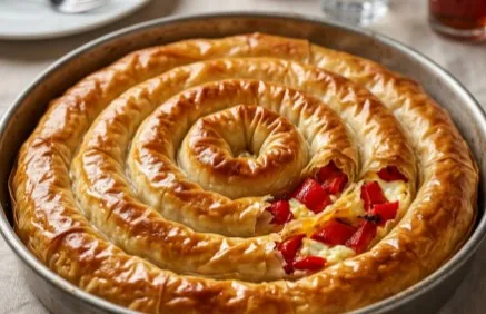 Savršena Arhitektura Hrskavih Kora i Pikantnog Punjenja