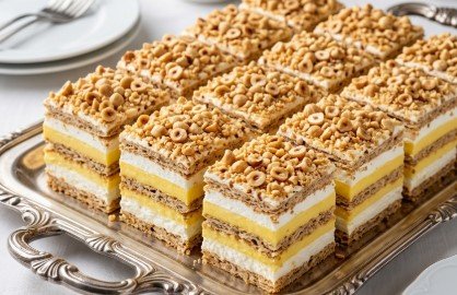 Beli Egipat Kocke: Savršena Harmonija Lešnik Kora i Krema